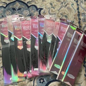VELVET REMI 100% HUMAN HAIR BUNDLE COLOR 1 x 12 packs